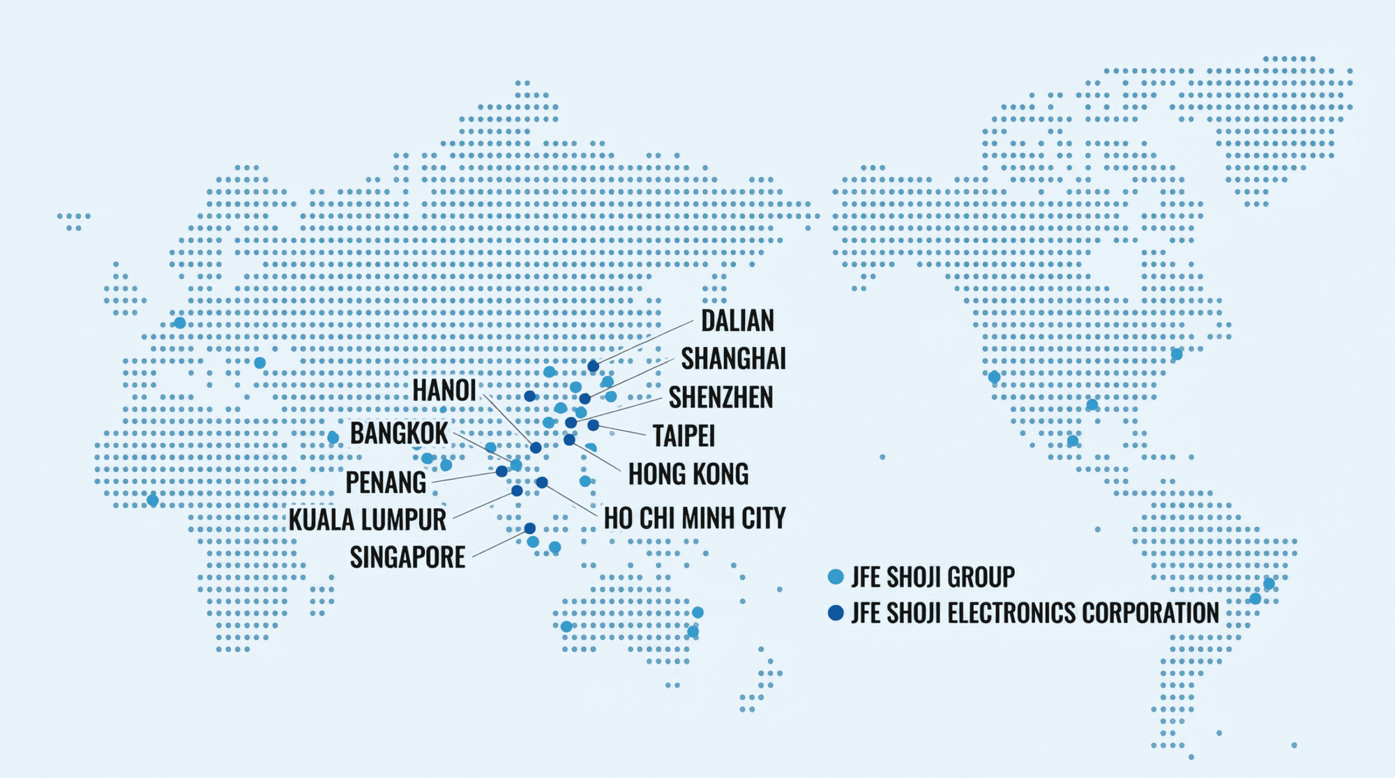 JFE Global map